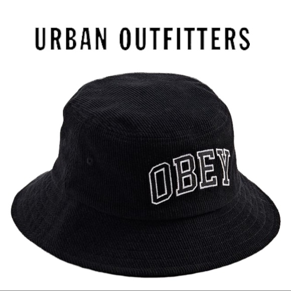 Obey Other - NEW OBEY Urban Outfitters UO Arch Logo Cord Bucket Cap Hat
